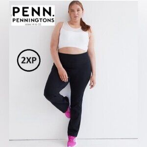 Penningtons - Women's Active Zone Petite Yoga Pant - Black. Size: 2XP. NIB.